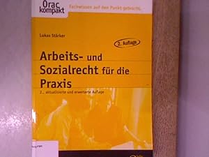 Seller image for Arbeits- und Sozialrecht fr die Praxis. for sale by Antiquariat Bookfarm