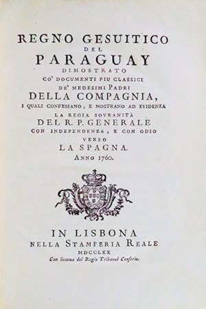REGNO GESUITICO DEL PARAGUAY