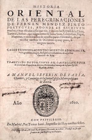 HISTORIA ORIENTAL DE LAS PEREGRINACIONES [1620]
