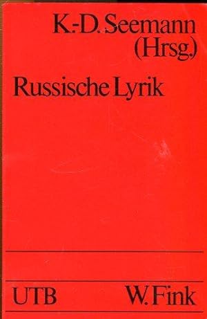 Bild des Verkufers fr Russische Lyrik. Eine Einfhrung in die literaturwissenschaftliche Textanalyse. zum Verkauf von Antiquariat am Flughafen
