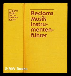 Seller image for Reclams Musikinstrumentenfhrer : die Instrumente und ihre Akustik for sale by MW Books