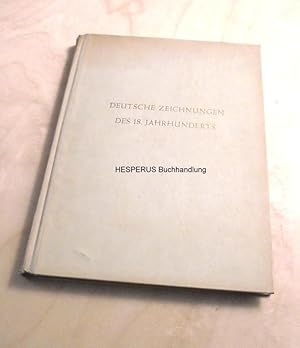 Imagen del vendedor de Deutsche Zeichnungen des 18. Jahrhunderts a la venta por HESPERUS Buchhandlung & Antiquariat