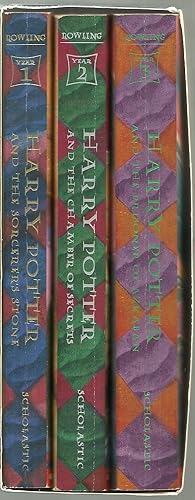 Image du vendeur pour Harry Potter, The First Thrilling Adventures of A Wizard's Coming of Age - 3 Volumes set in a slipcase mis en vente par Sabra Books
