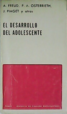 Immagine del venditore per El desarrollo del adolescente. venduto da Librera y Editorial Renacimiento, S.A.