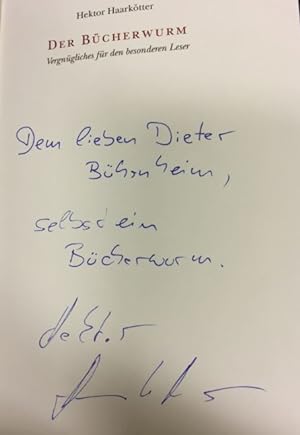 Immagine del venditore per Der Bcherwurm. Vergngliches fr den besonderen Leser. venduto da Bhrnheims Literatursalon GmbH