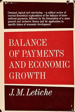 Seller image for Balance of Payments and Economic Growth for sale by Diatrope Books