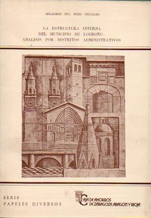 Seller image for LA ESTRUCTURA INTERNA DEL MUNICIPIO DE LOGROO: ANALISIS POR DISTRITOS ADMINISTRATIVOS. for sale by angeles sancha libros