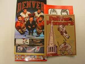 University of Denver Hockey Media Guides [Lot of five media guides for the years 1996-97, 1997-98...