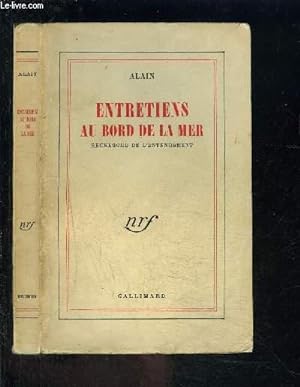 Image du vendeur pour ENTRETIENS AU BORD DE LA MER- RECHERCHE DE L ENTENDEMENT mis en vente par Le-Livre