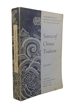 Imagen del vendedor de SOURCES OF CHINESE TRADITION, VOLUME I. a la venta por Rare Book Cellar