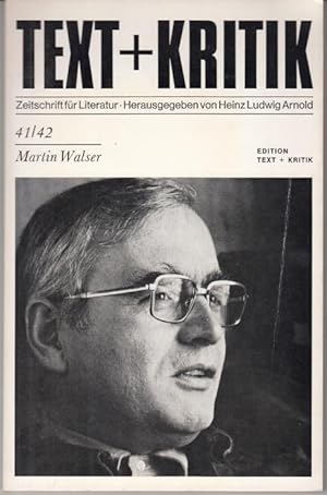 Immagine del venditore per Martin Walser. Edition Text + Kritik Heft 41 / 42. venduto da Graphem. Kunst- und Buchantiquariat