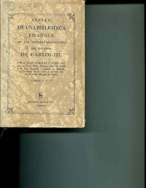 Bild des Verkufers fr Ensayo de Una Biblioteca Espanola de Los Mejores Escritores del Reynado de Carlos III, Tomo Quinto (1789 Classic Reprint) 1969 zum Verkauf von Orca Knowledge Systems, Inc.