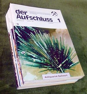 Der Aufschluss - Zeitschrift für die Freunde der Mineralogie und Geologie. Kompletter Jahrgang 32...