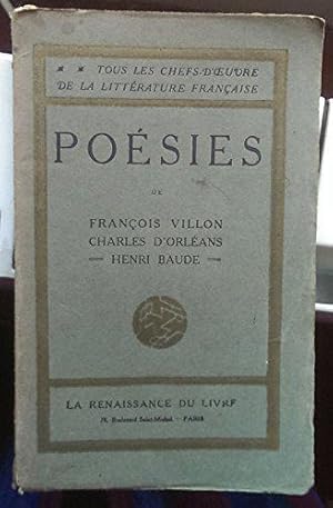 Image du vendeur pour Poesies mis en vente par JLG_livres anciens et modernes