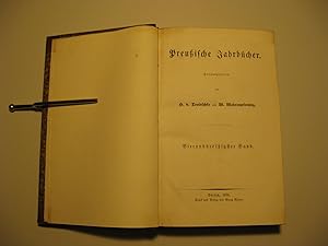 Seller image for Preuische Jahrbcher. 34. Band. for sale by HamlehBuch