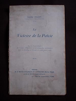 Immagine del venditore per La victoire de la patrie venduto da Librairie Ancienne Zalc