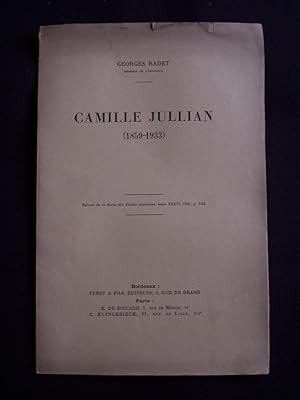 Imagen del vendedor de Camille Jullian ( 1859-1933 ) a la venta por Librairie Ancienne Zalc
