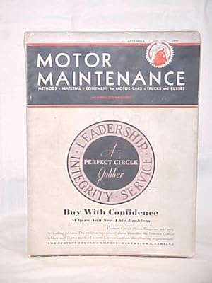 Image du vendeur pour Motor Maintenance Magazine mis en vente par Princeton Antiques Bookshop