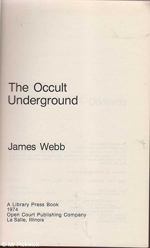 Seller image for The Occult Underground for sale by Mr Pickwick's Fine Old Books
