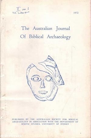 The Journal of Biblical Archaeology: Vol. 2 No. 1