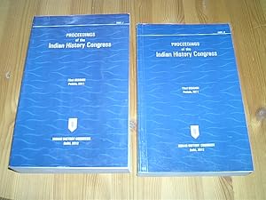 Seller image for Proceedings of the Indian History Congress, 72nd Session, Patiala 2011. 2 volumes. for sale by Antiquariat An der Vikarie