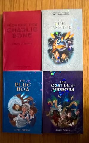 Seller image for Children of the Red King books I-IV - signed proof copies (Midnight for Charlie Bone, The Time Twister, The Blue Boa, The Castle of Mirrors) for sale by Peter Pan books