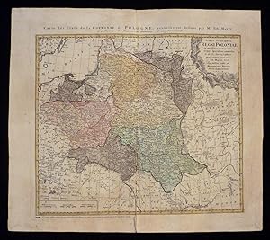 Mappa Geographica Regni Poloniae ex novissimis quotquot sunt mappis specialibus composita et ad L...