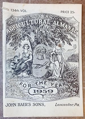 Seller image for Agricultural Almanac for the Year of Our Lord 1959 for sale by Faith In Print
