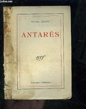 Imagen del vendedor de ANTARES a la venta por Le-Livre
