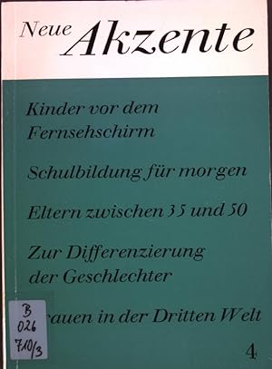 Seller image for Eltern zwischen 35 und 50; in: Heft 4 Neue Akzente, Beitrge zur Frauenbildung; for sale by books4less (Versandantiquariat Petra Gros GmbH & Co. KG)