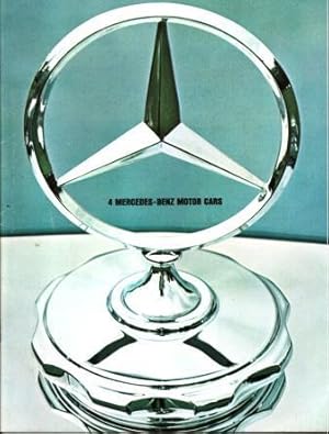 Four Mercedes-Benz Motor Cars: 1965 Sales Literature