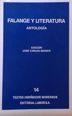 Falange y literatura (antología).