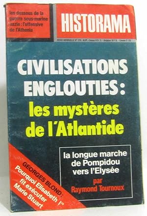 Historama n°278 civilisations englouties: les mystères de l'Atlantide