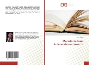 Imagen del vendedor de Macedonia from independence onwards a la venta por AHA-BUCH GmbH