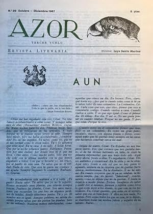 Bild des Verkufers fr AZOR. Tercer vuelo. N 29. Diciembre 1967. zum Verkauf von Librera Torren de Rueda