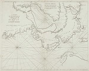 Bild des Verkufers fr A Chart of the Sea-Coasts of Ireland from Dublin to London-Derry. zum Verkauf von Altea Antique Maps