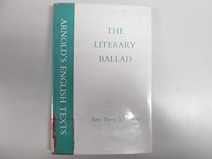 Bild des Verkäufers für The Literary Ballad (English texts) zum Verkauf von Goldstone Rare Books