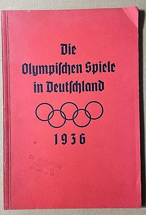 Die olympischen Spiele in Deutschland 1936.