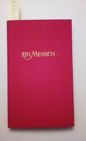 Seller image for Ein Mensch. Heitere Verse. for sale by AphorismA gGmbH