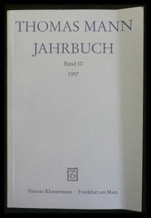 Seller image for Thomas Mann Jahrbuch Band 10 - 1997 for sale by ANTIQUARIAT Franke BRUDDENBOOKS