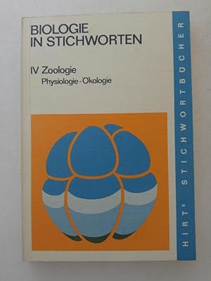 Seller image for Biologie in Stichworten IV for sale by ANTIQUARIAT Franke BRUDDENBOOKS