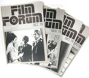 Film-Forum der Volkshochschule Düsseldorf. 4 Hefte: September - Dezember 1978.