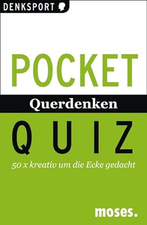Seller image for Pocket Quiz Querdenken: 50 x kreativ um die Ecke gedacht for sale by Antiquariat Armebooks