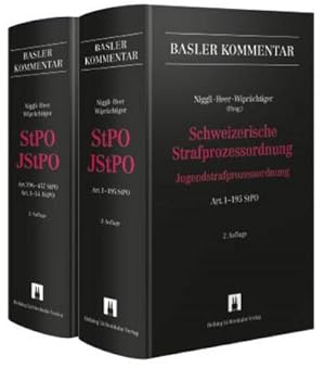 Imagen del vendedor de Schweizerische Strafprozessordnung/Jugendstrafprozessordnung (StPO/JStPO): 2 Bnde (Basler Kommentar) a la venta por AHA-BUCH