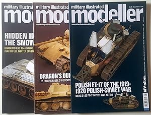 3 x Military Illustrated Modeller Issue Nos. 040, 042 and 054: AFV Editions (2014 Magazines)