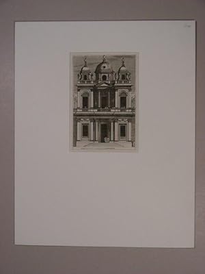 Bild des Verkufers fr Kirchenportal-/ fassade Nach L`s. `Portails d`Eglise  Italienne .`. zum Verkauf von Kunstantiquariat Rolf Brehmer