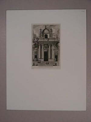 Bild des Verkufers fr Kirchenportal-/ fassade Nach L`s. `Portails d`Eglise  Italienne .`. zum Verkauf von Kunstantiquariat Rolf Brehmer