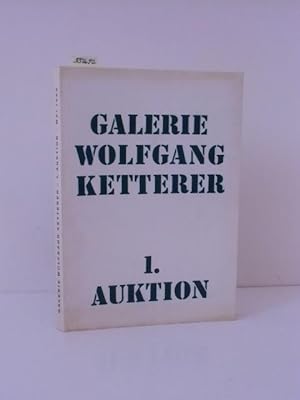 Auktion 1: Moderne Kunst. Versteigerung am 17. u. 18. Mai 1968.