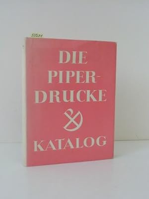 Bild des Verkufers fr Die Piperdrucke. zum Verkauf von Kunstantiquariat Rolf Brehmer