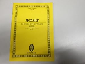 Image du vendeur pour Eine Kleine Nachtmusik - Serenade for Strings in G Major, K. 525. Miniature Score mis en vente par Goldstone Rare Books